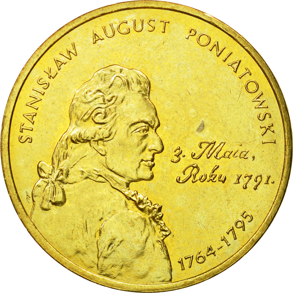 Coin, Poland, 2 Zlote, 2005, Warsaw, MS(63), Brass, KM:530