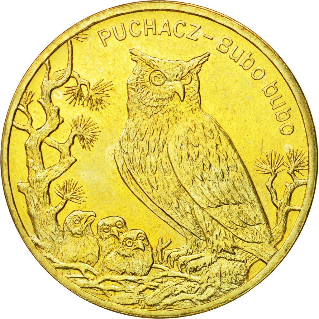 Coin, Poland, 2 Zlote, 2005, Warsaw, MS(63), Brass, KM:520