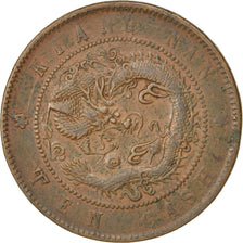 CHINA, 10 Cash, 1903, KM #135.4, EF(40-45), Copper, 7.08