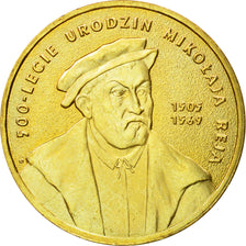 Coin, Poland, 2 Zlote, 2005, Warsaw, MS(63), Brass, KM:608
