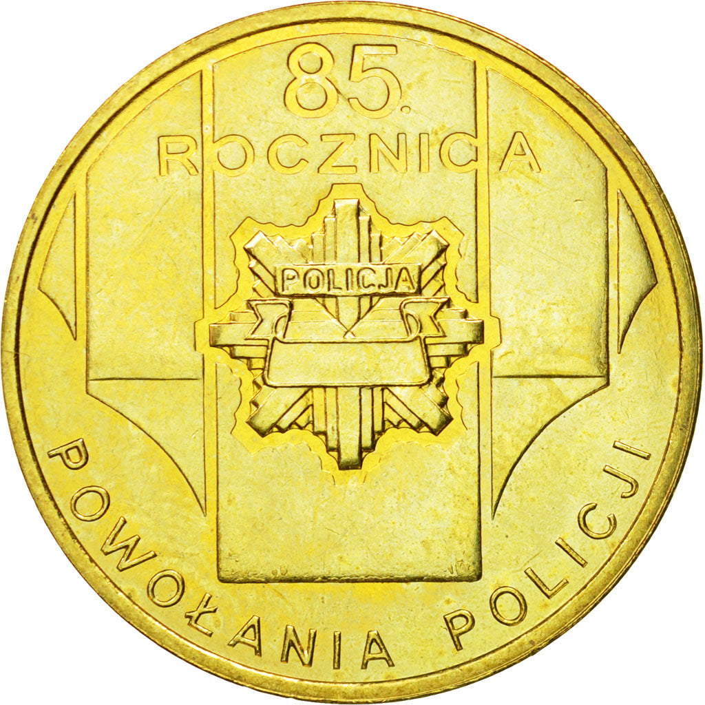 Coin, Poland, 2 Zlote, 2004, Warsaw, MS(63), Brass, KM:501