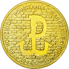 Coin, Poland, 2 Zlote, 2004, Warsaw, MS(63), Brass, KM:496