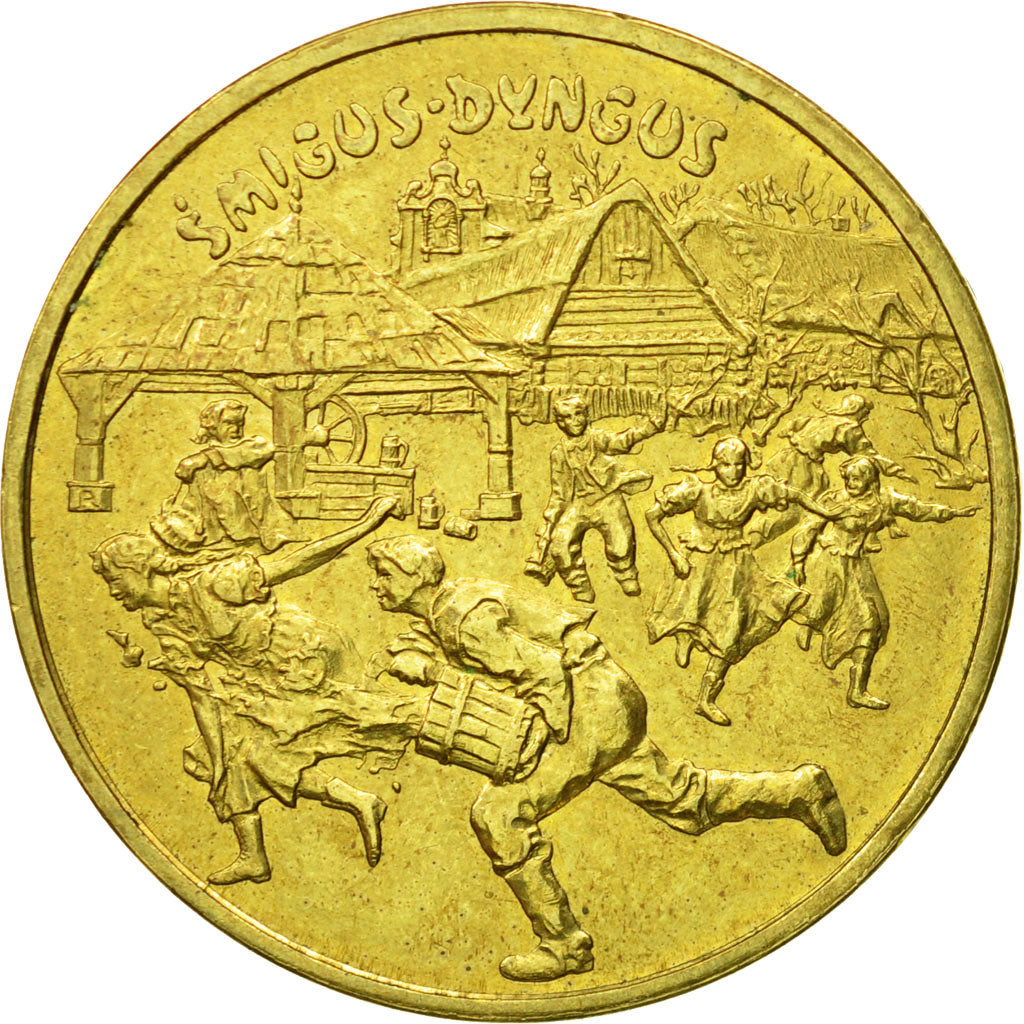 Coin, Poland, 2 Zlote, 2003, Warsaw, MS(63), Brass, KM:451