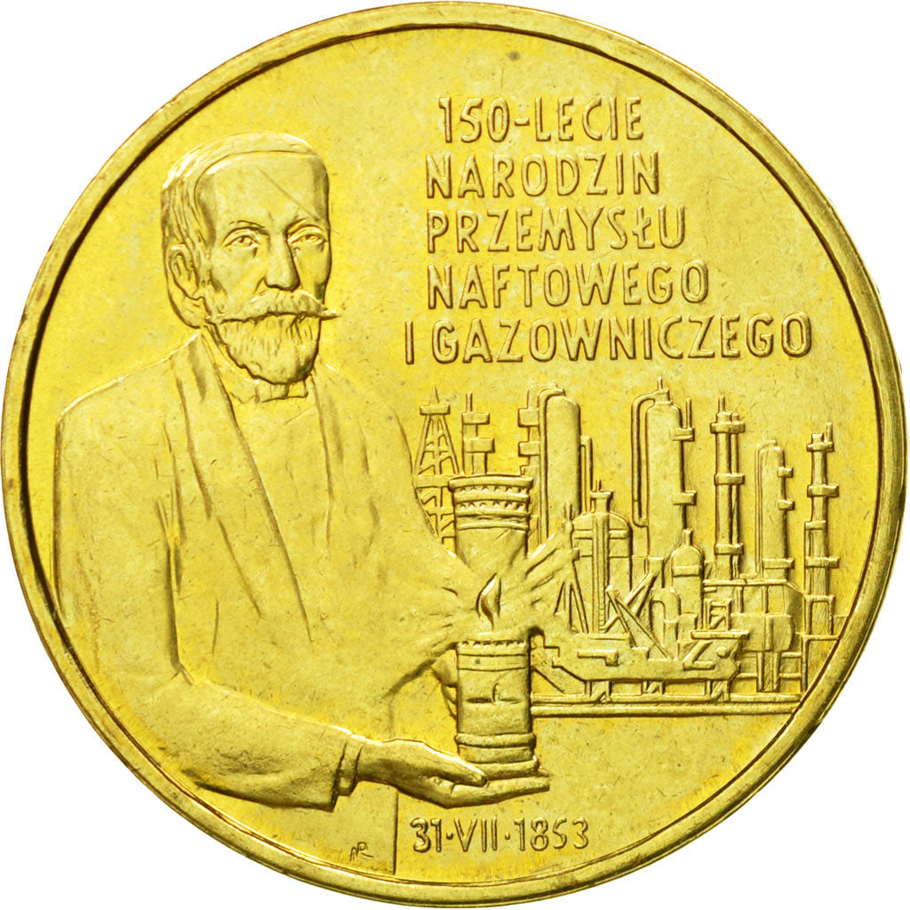 Coin, Poland, 2 Zlote, 2003, Warsaw, MS(63), Brass, KM:455