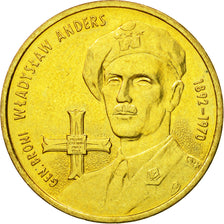 Coin, Poland, 2 Zlote, 2002, Warsaw, MS(63), Brass, KM:440