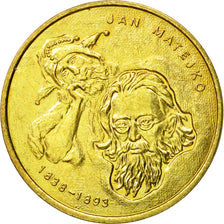 Coin, Poland, 2 Zlote, 2002, Warsaw, MS(63), Brass, KM:444