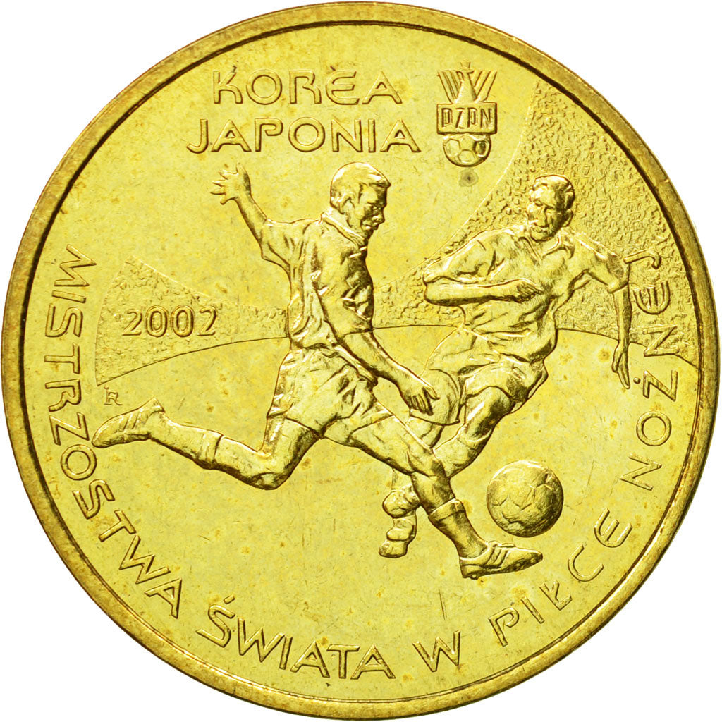 Coin, Poland, 2 Zlote, 2002, Warsaw, MS(63), Brass, KM:433