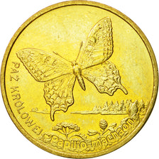Coin, Poland, 2 Zlote, 2001, Warsaw, MS(63), Brass, KM:414