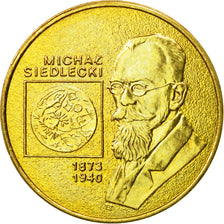 Coin, Poland, 2 Zlote, 2001, Warsaw, MS(63), Brass, KM:421