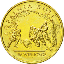 Coin, Poland, 2 Zlote, 2001, Warsaw, MS(63), Brass, KM:408