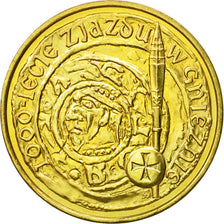 Coin, Poland, 2 Zlote, 2000, Warsaw, MS(63), Brass, KM:377
