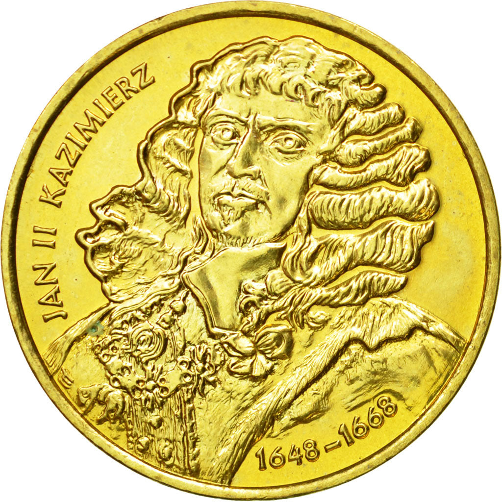 Coin, Poland, 2 Zlote, 2000, Warsaw, MS(63), Brass, KM:398