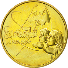 Coin, Poland, 2 Zlote, 2000, Warsaw, MS(63), Brass, KM:394