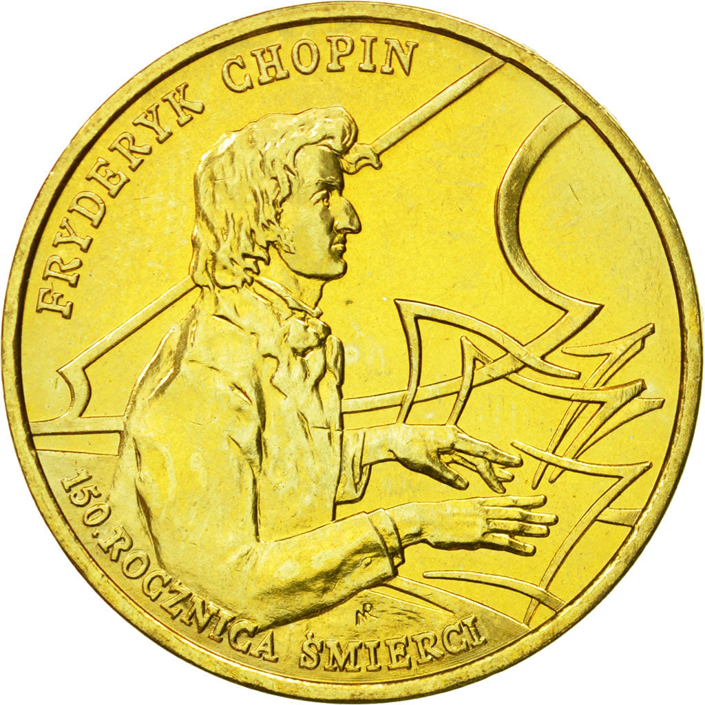 Coin, Poland, 2 Zlote, 1999, Warsaw, MS(63), Brass, KM:365