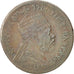 ETHIOPIA, 1/32 Birr, 1897, KM #11, VF(30-35), Copper Or Brass, 2.96