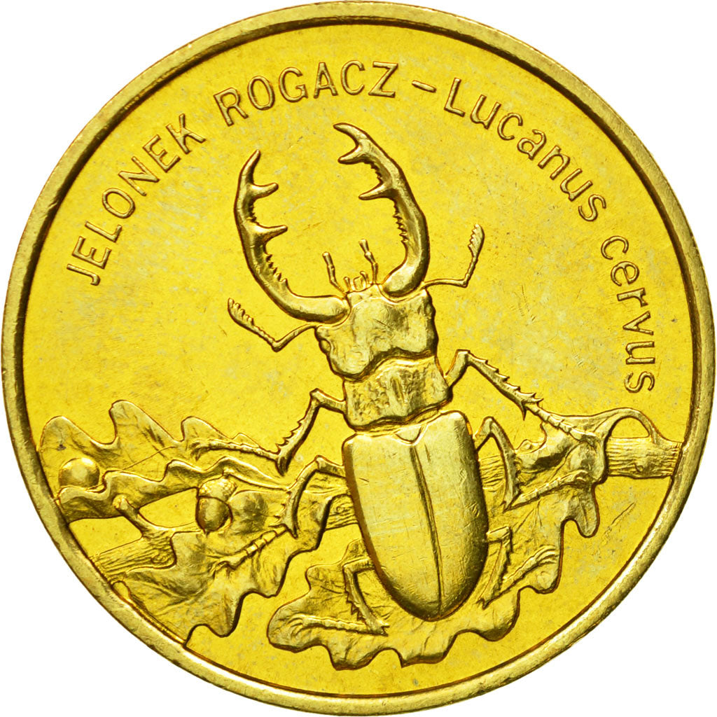 Coin, Poland, 2 Zlote, 1997, Warsaw, MS(63), Brass, KM:329