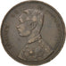 THAILAND, 2 Att, 1/32 Baht = 1 Sio, 1890, KM #23, EF(40-45), Bronze, 10.97