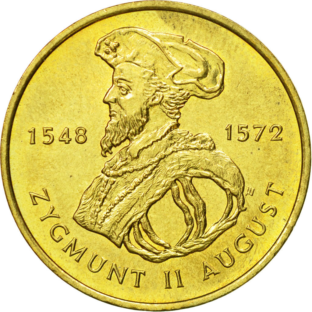 Coin, Poland, 2 Zlote, 1996, Warsaw, MS(63), Brass, KM:306