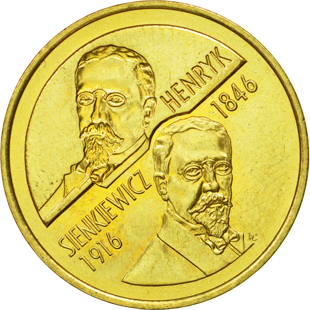 Coin, Poland, 2 Zlote, 1996, Warsaw, MS(63), Brass, KM:315
