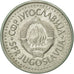 Moneda, Yugoslavia, 10 Dinara, 1983, MBC+, Cobre - níquel, KM:89
