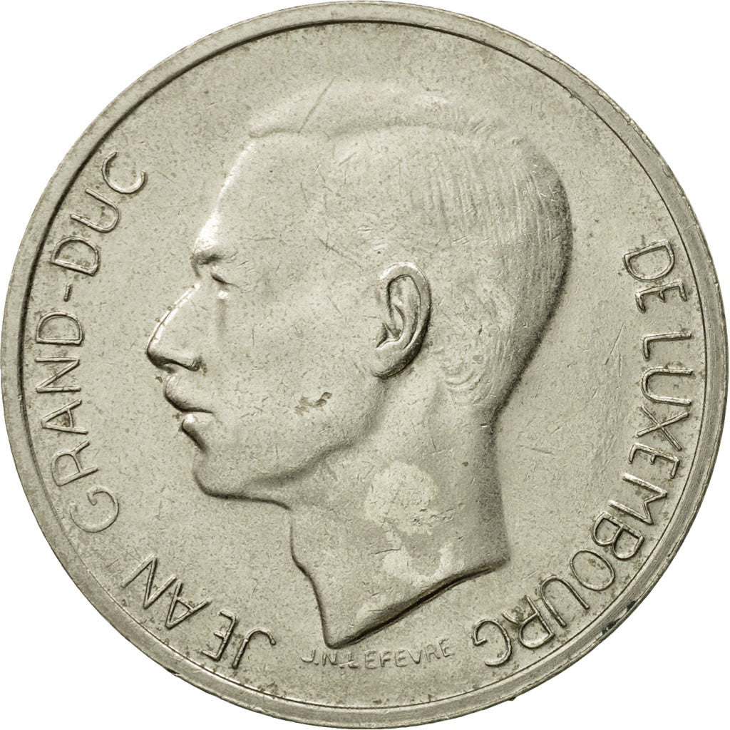 Coin, Luxembourg, Jean, 10 Francs, 1974, AU(50-53), Nickel, KM:57