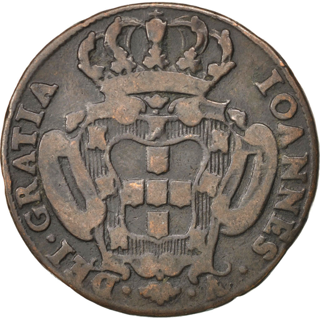 Portugal, Jean V, 10 Reis (1/2 Vinten) 1732, KM 217