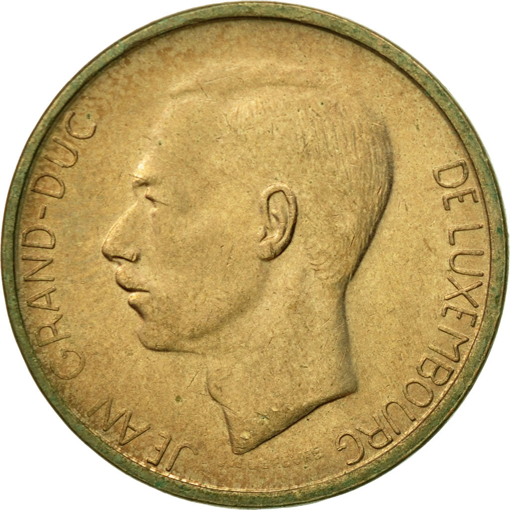 Moneta, Lussemburgo, Jean, 20 Francs, 1982, BB+, Alluminio-bronzo, KM:58