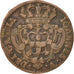 Munten, Portugal, Jo, 10 Reis, X; 1/2 Vinten, 1737, ZF, Koper, KM:217