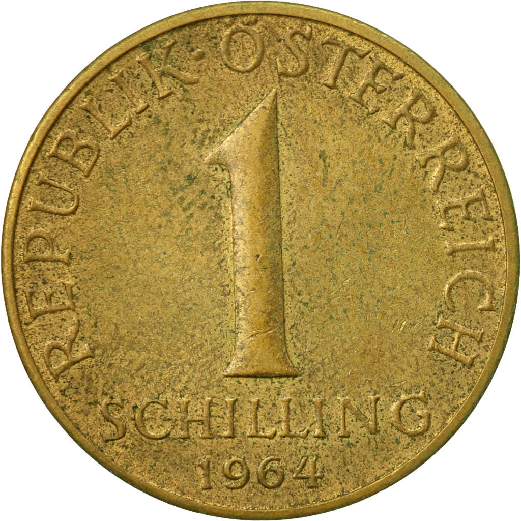 Coin, Austria, Schilling, 1964, EF(40-45), Aluminum-Bronze, KM:2886