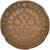 Monnaie, Portugal, Jo, 10 Reis, X; 1/2 Vinten, 1743, TB+, Cuivre, KM:227