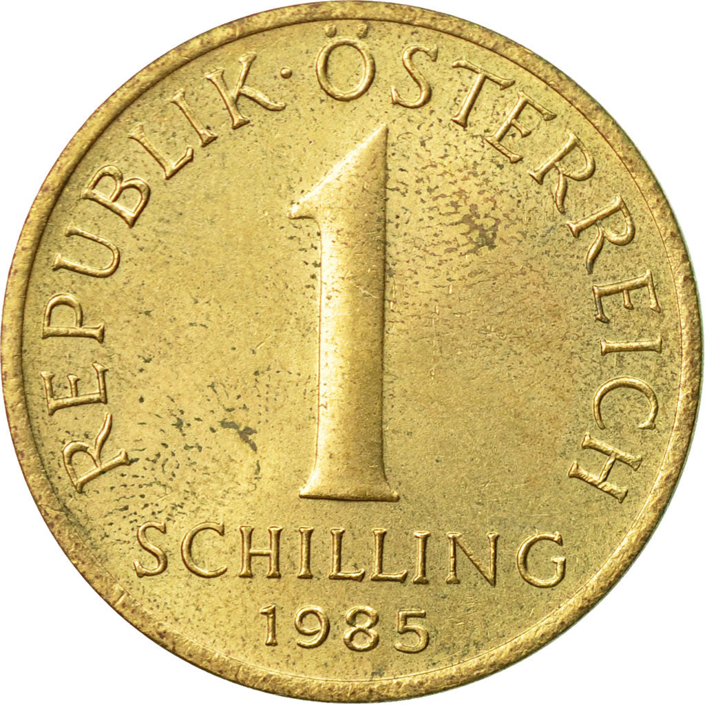 Coin, Austria, Schilling, 1985, AU(50-53), Aluminum-Bronze, KM:2886