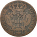 Moneda, Portugal, Jo, 10 Reis, X; 1/2 Vinten, 1746, BC+, Cobre, KM:227