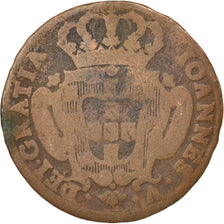 Munten, Portugal, Jo, 10 Reis, X; 1/2 Vinten, 1746, ZG+, Koper, KM:227