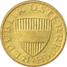 Coin, Austria, 50 Groschen, 1986, EF(40-45), Aluminum-Bronze, KM:2885