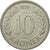 Moneta, Danimarca, Margrethe II, 10 Kroner, 1979, Copenhagen, SPL-, Rame-nichel