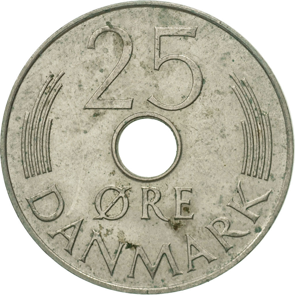 Coin, Denmark, Margrethe II, 25 Öre, 1978, Copenhagen, EF(40-45)