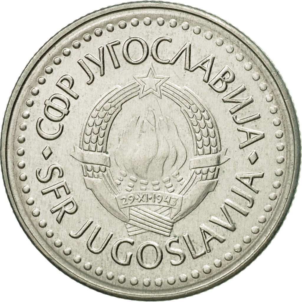 Coin, Yugoslavia, 20 Dinara, 1985, AU(50-53), Copper-Nickel-Zinc, KM:112