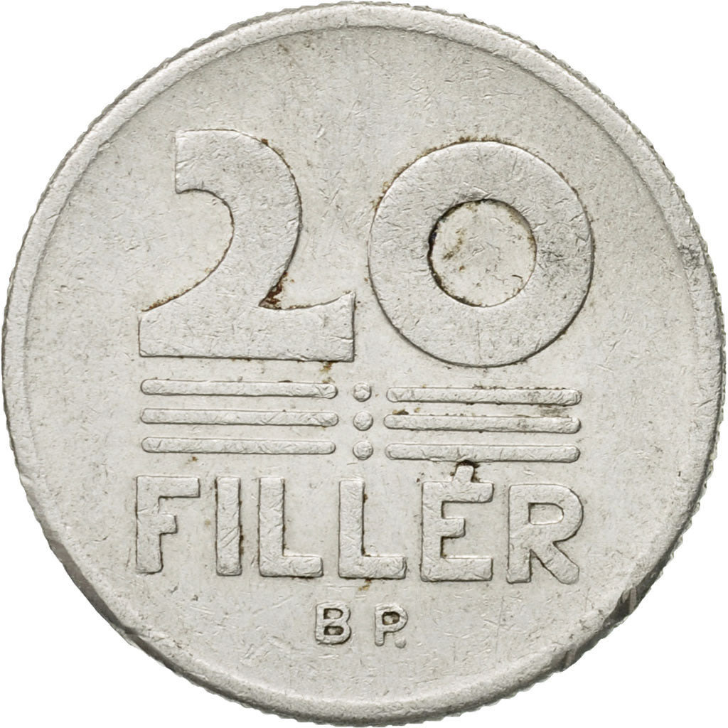 Coin, Hungary, 20 Fillér, 1969, Budapest, EF(40-45), Aluminum, KM:573