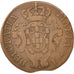 Coin, Portugal, Maria I, 10 Reis, X; 1/2 Vinten, 1799, EF(40-45), Copper, KM:309