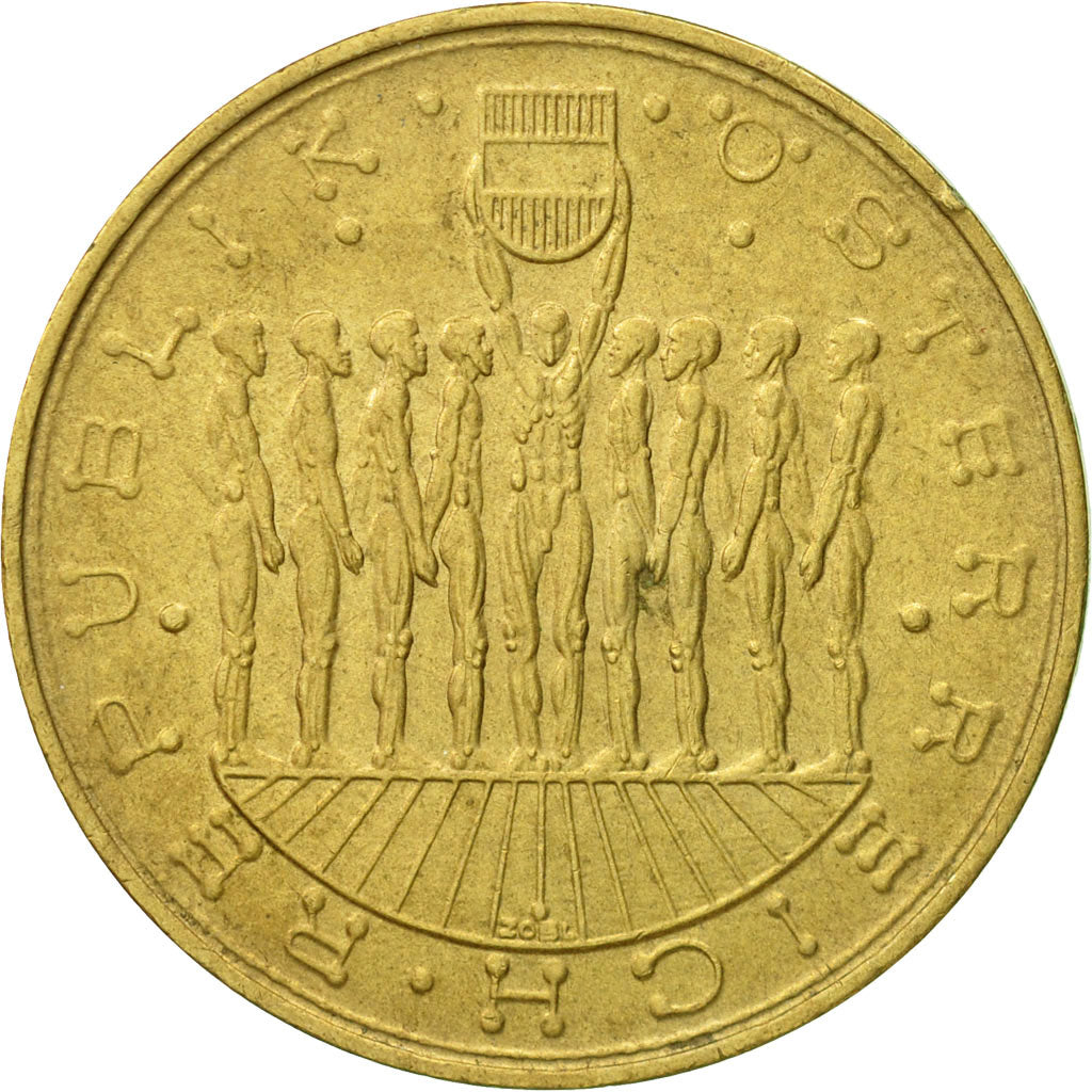 Coin, Austria, 20 Schilling, 1980, AU(50-53), Copper-Aluminum-Nickel, KM:2946.1