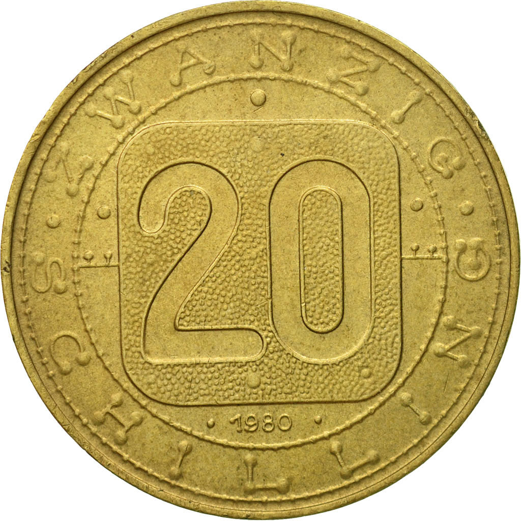 Coin, Austria, 20 Schilling, 1980, AU(50-53), Copper-Aluminum-Nickel, KM:2946.1