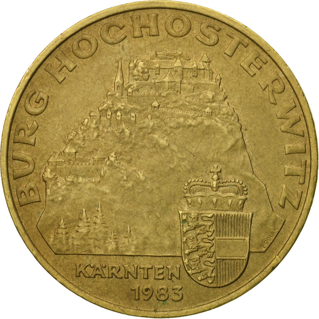 Münze, Österreich, 20 Schilling, 1983, SS, Copper-Aluminum-Nickel, KM:2960.1