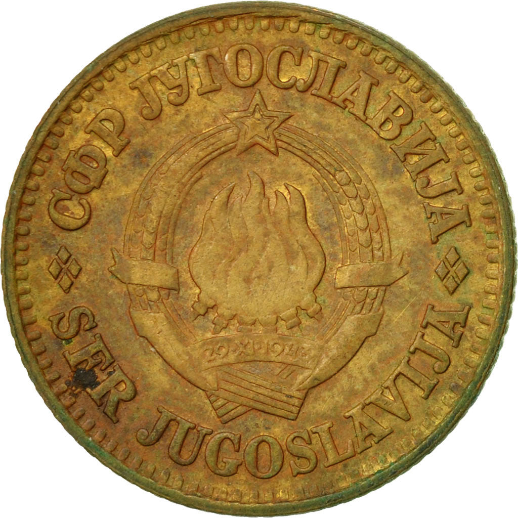 Coin, Yugoslavia, 10 Para, 1977, EF(40-45), Brass, KM:44