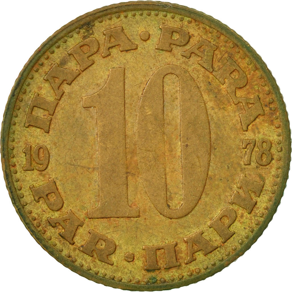 Coin, Yugoslavia, 10 Para, 1978, EF(40-45), Brass, KM:44