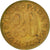 Moneta, Jugosławia, 20 Para, 1978, EF(40-45), Mosiądz, KM:45