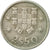 Coin, Portugal, 2-1/2 Escudos, 1973, EF(40-45), Copper-nickel, KM:590