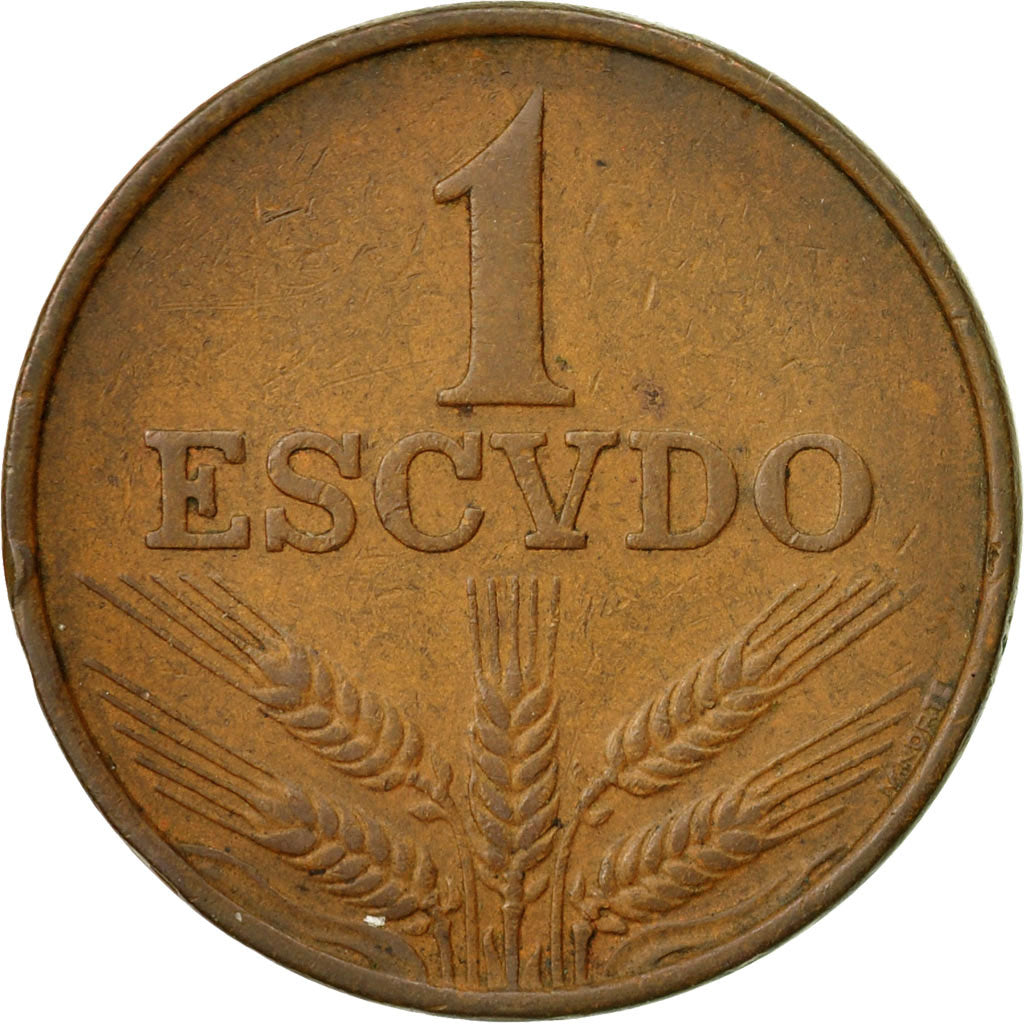 Munten, Portugal, Escudo, 1973, ZF, Bronze, KM:597