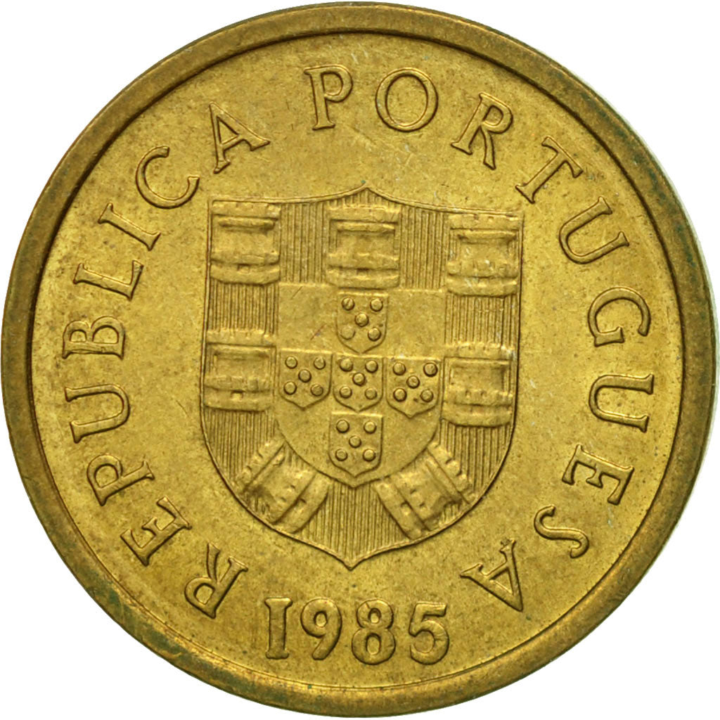 Monnaie, Portugal, Escudo, 1985, TTB, Nickel-brass, KM:614