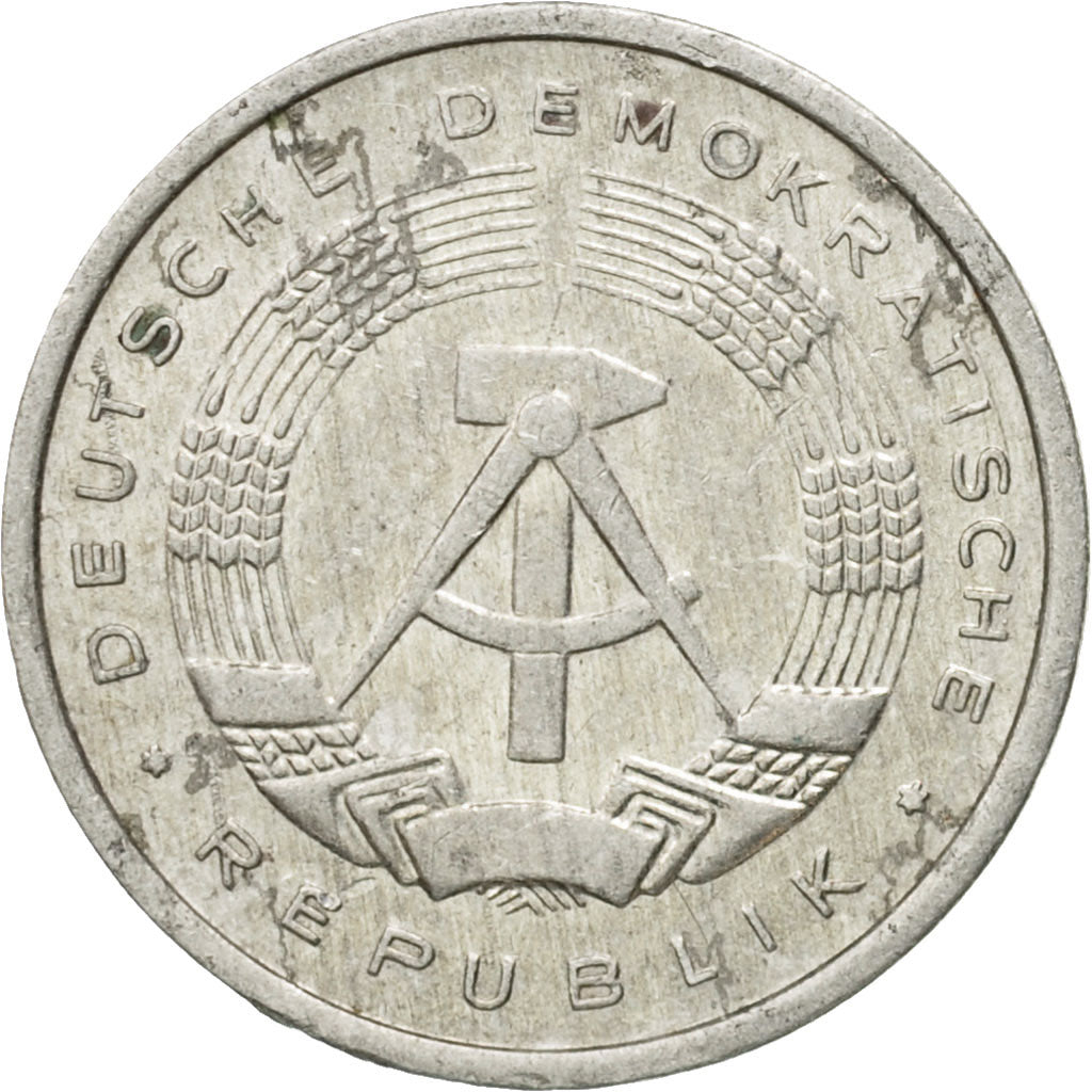 Munten, DUITSE DEMOCRATISCHE REPUBLIEK, Pfennig, 1977, Berlin, ZF, Aluminium