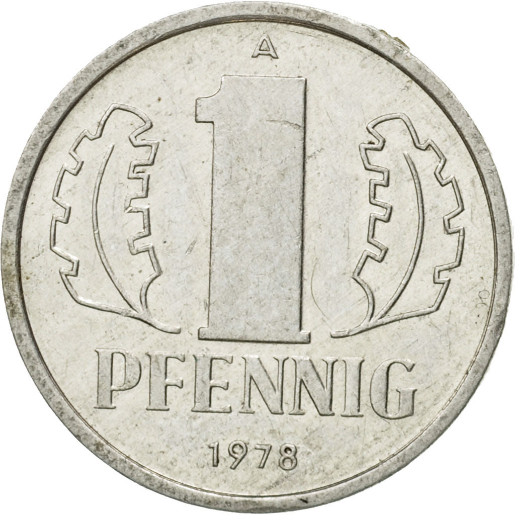 Moneta, REPUBBLICA DEMOCRATICA TEDESCA, Pfennig, 1978, Berlin, BB, Alluminio